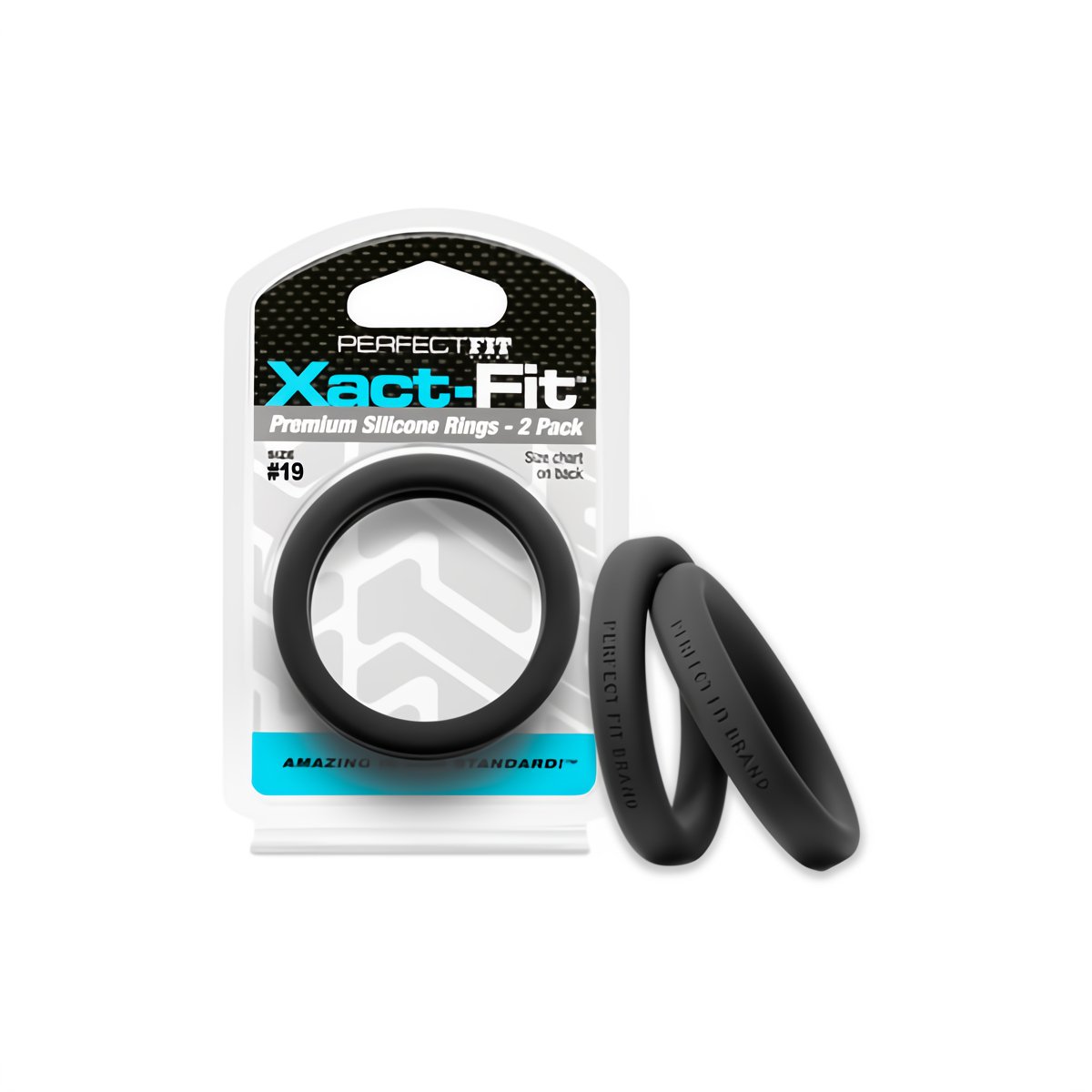 #19 Xact - Fit - Cockring 2 - Pack - EroticToyzProducten,Toys,Toys voor Mannen,Cockringen,,MannelijkPerfectFitBrand