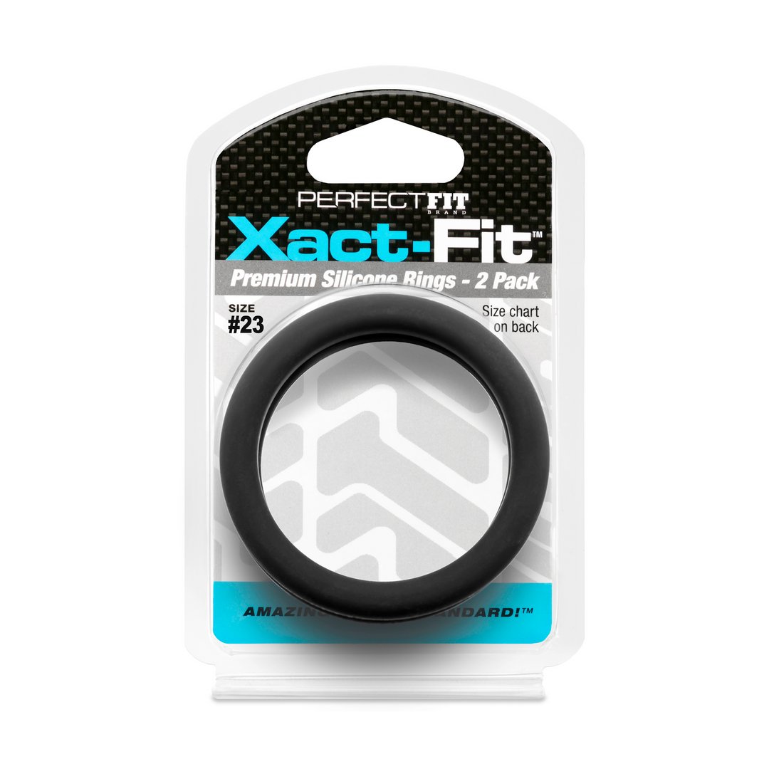 #23 XactFit Cockring 2Pack - EroticToyzCockringenPerfectFitBrand