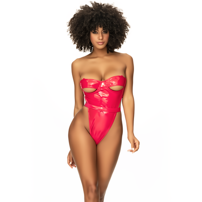 Bodysuit - Rood Vinyl