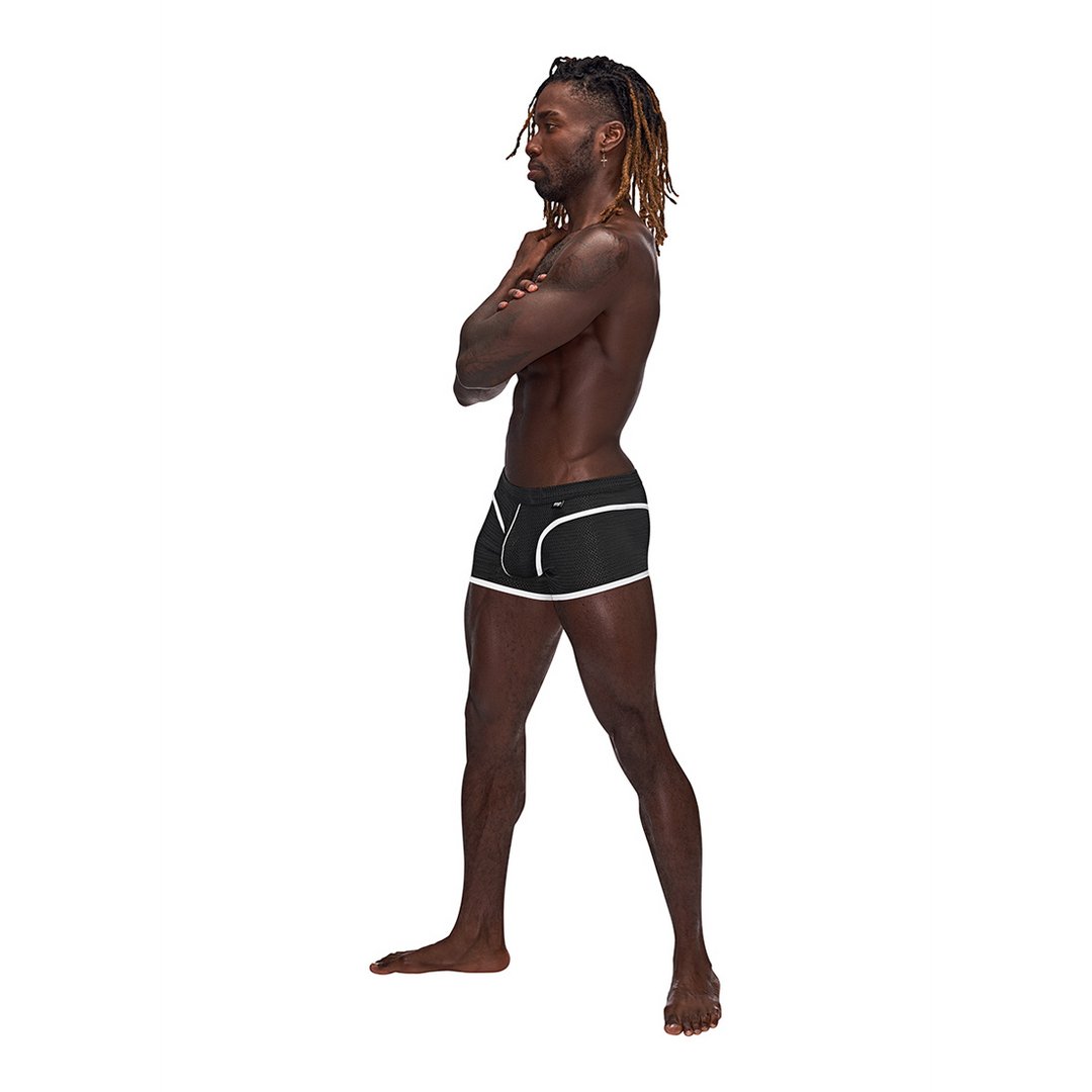 Ademende Sport Mesh Mini Short - S - Sportieve en Comfortabele Ontwerp - EroticToyzBoxershortsMale Power