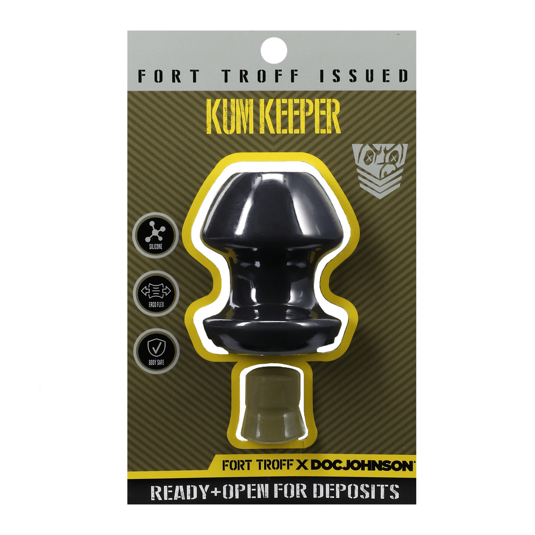 Anaal Vloeistof Keeper - Medium Zwart - Pleasureplay Buttplugs Anale Dildo's Niet VibrerendDoc Johnson