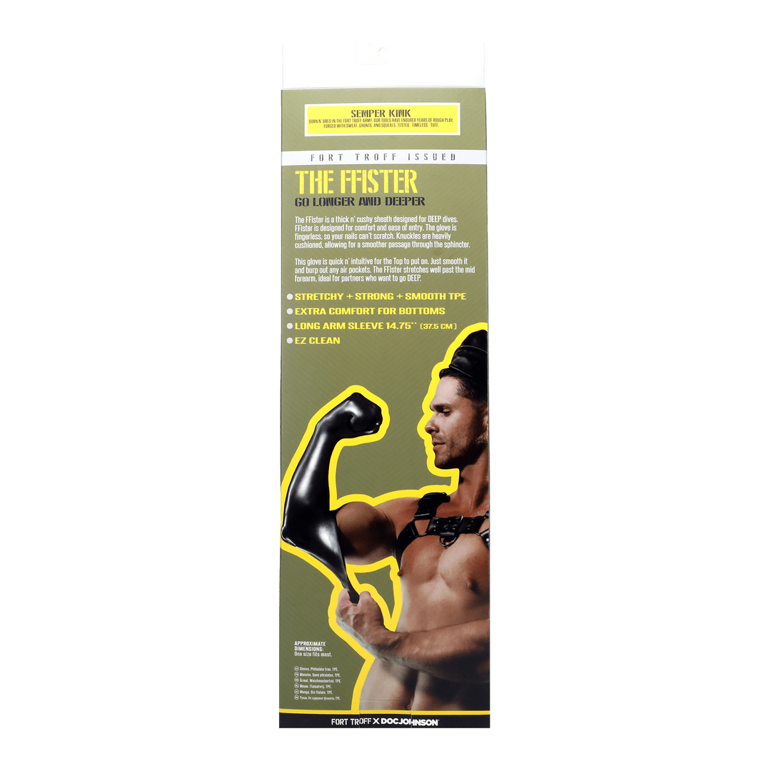 Armmouw - Zwart 34.9 cm - Pleasureplay Fetish - AccessoiresDoc Johnson