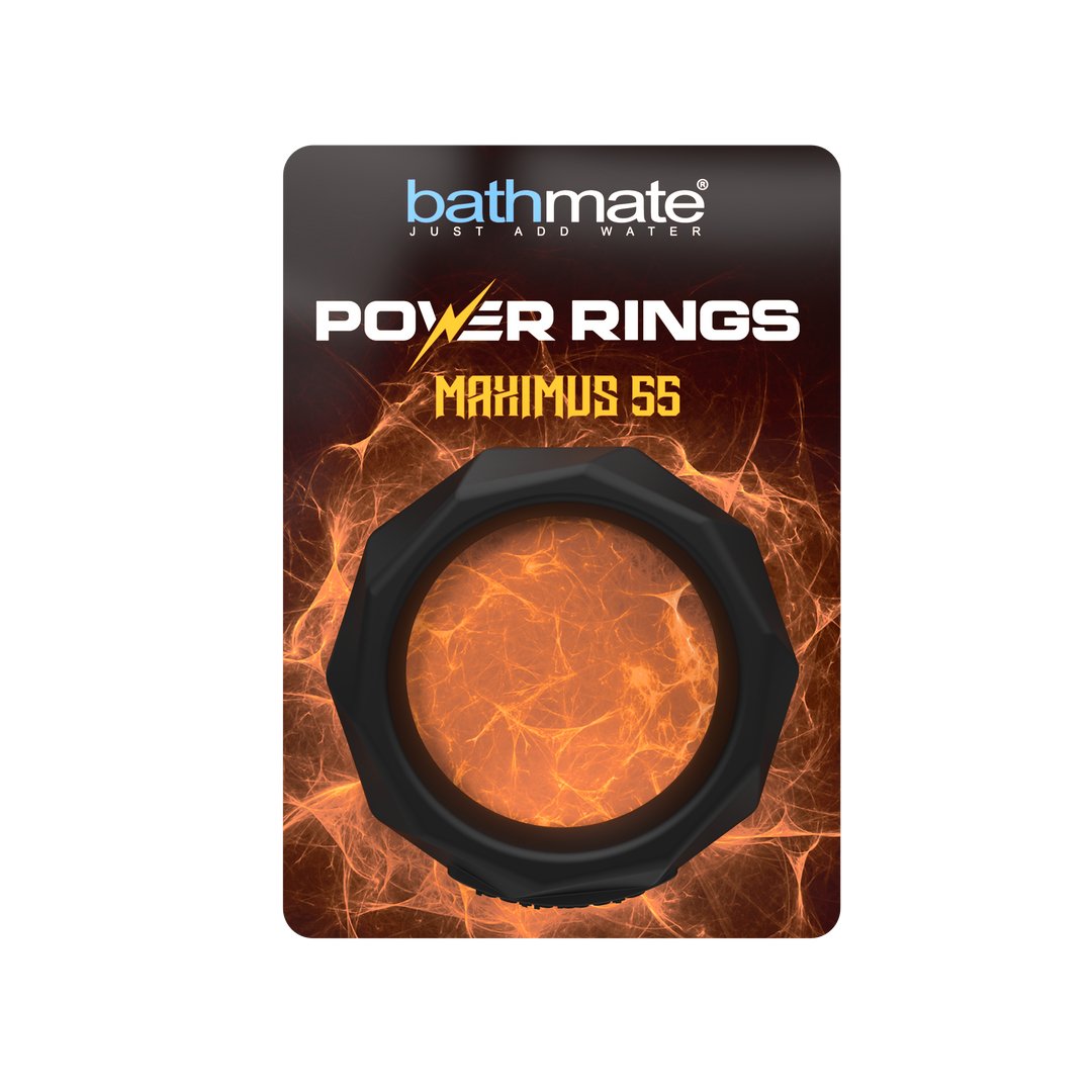 Bathmate Power Ring Maximus 55 Cock Ring - 5,5 cm - Zwart - EroticToyzCockringenBathmate