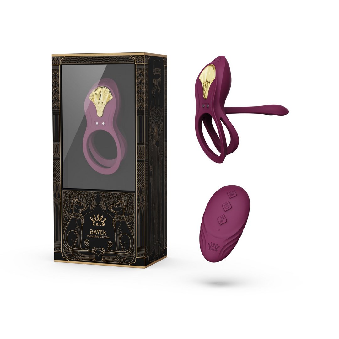 Draagbare Vibrator - Fluweel Paars - Pleasureplay Luxe VibratorZalo