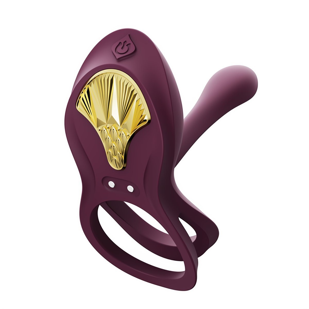 Draagbare Vibrator - Fluweel Paars - Pleasureplay Luxe VibratorZalo