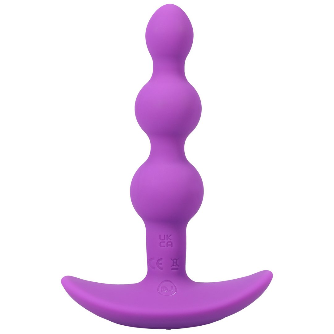 Beaded Vibe - Silicone Anal Plug with Remote Control - EroticToyzProducten,Toys,Anaal Toys,Buttplugs Anale Dildo's,Buttplugs Anale Dildo's Vibrerend,,GeslachtsneutraalDoc Johnson