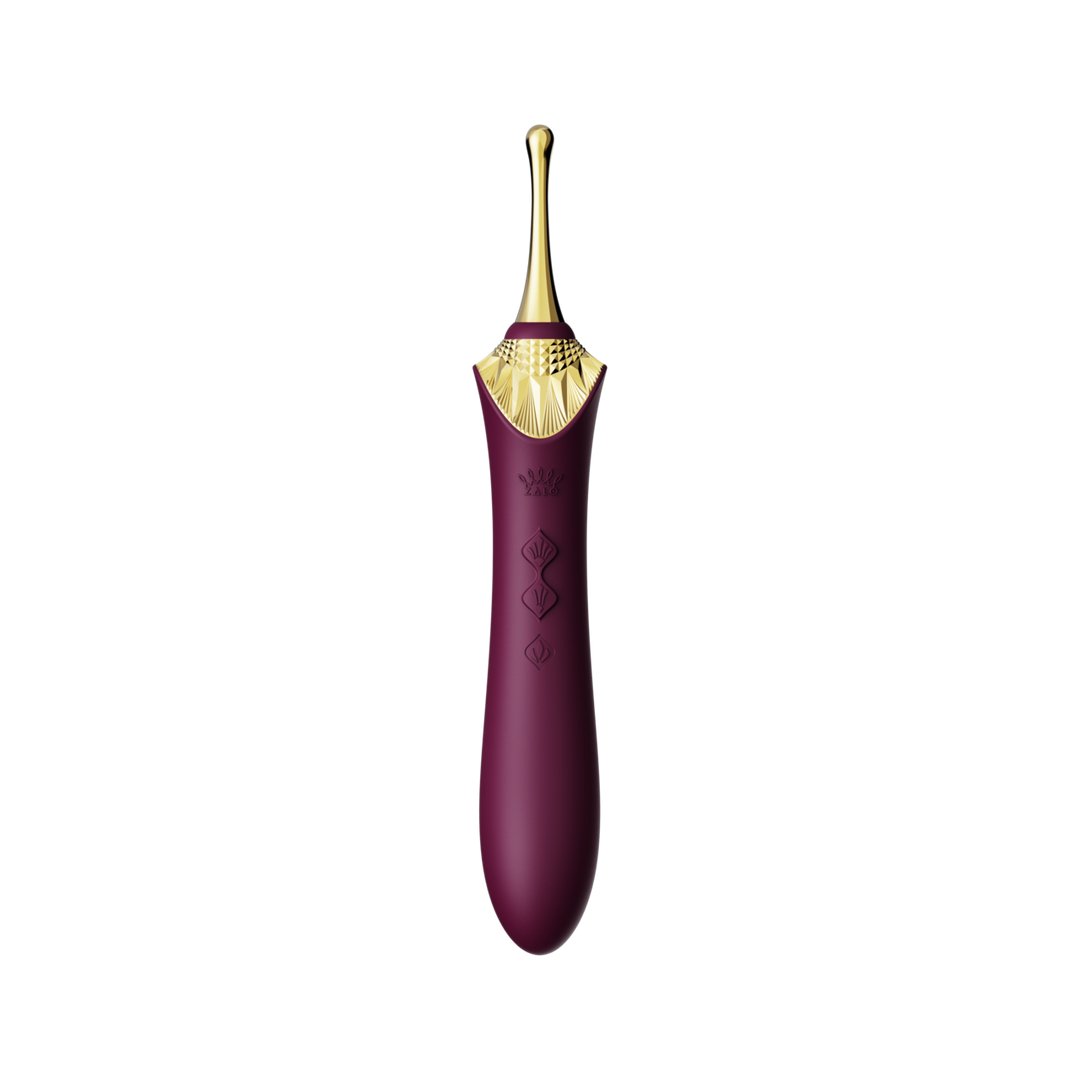 Clitorale Vibrator - Fluweel Paars - Pleasureplay Luxe VibratorZalo