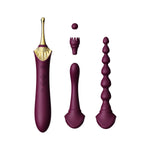 Clitorale Vibrator - Fluweel Paars - Pleasureplay Luxe VibratorZalo