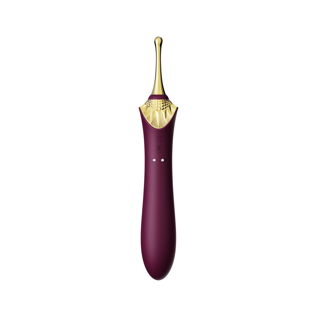 Clitorale Vibrator - Fluweel Paars - Pleasureplay Luxe VibratorZalo