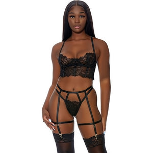Lingerie Set Met Bustier En Slip - XL - Pleasureplay 2 - Delige SetForplay