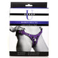 Bodice Deluxe - Leather Corset Harness - Purple - EroticToyzProducten,Toys,Toys voor Koppels,Voorbinddildo's,Nieuwe Producten,,GeslachtsneutraalXR Brands