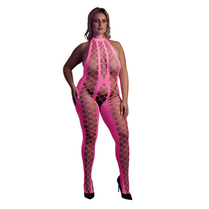 Bodystocking - Neon Roze - Pleasureplay BodystockingsOuch! by Shots