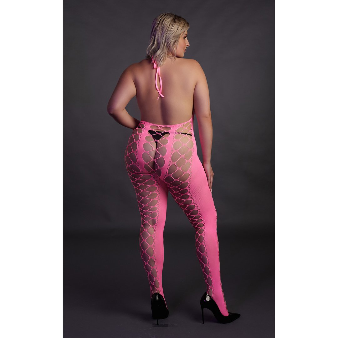 Bodystocking - Neon Roze - Pleasureplay BodystockingsOuch! by Shots