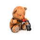 Bondage Teddybeer - Verbrand Bruin - 22 cm - Pleasureplay FeestartikelenXR Brands