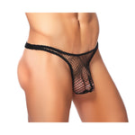 Bong Thong - M - Black - EroticToyzProducten,Lingerie,Lingerie voor Hem,Strings,,MannelijkMale Power