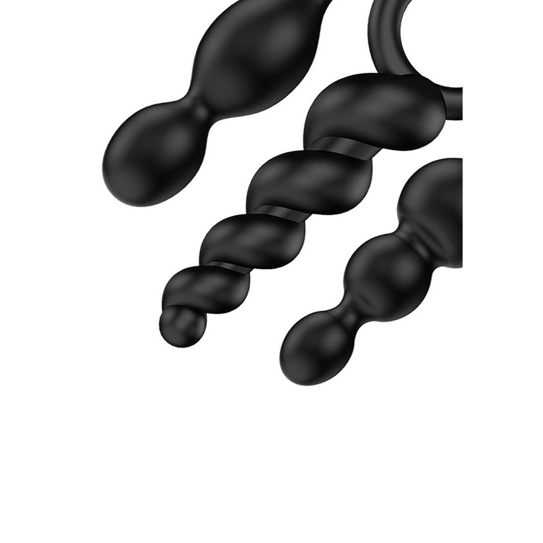 Anale Plug Set - Zwart - Pleasureplay Buttplugs Anale Dildo's Niet VibrerendSatisfyer