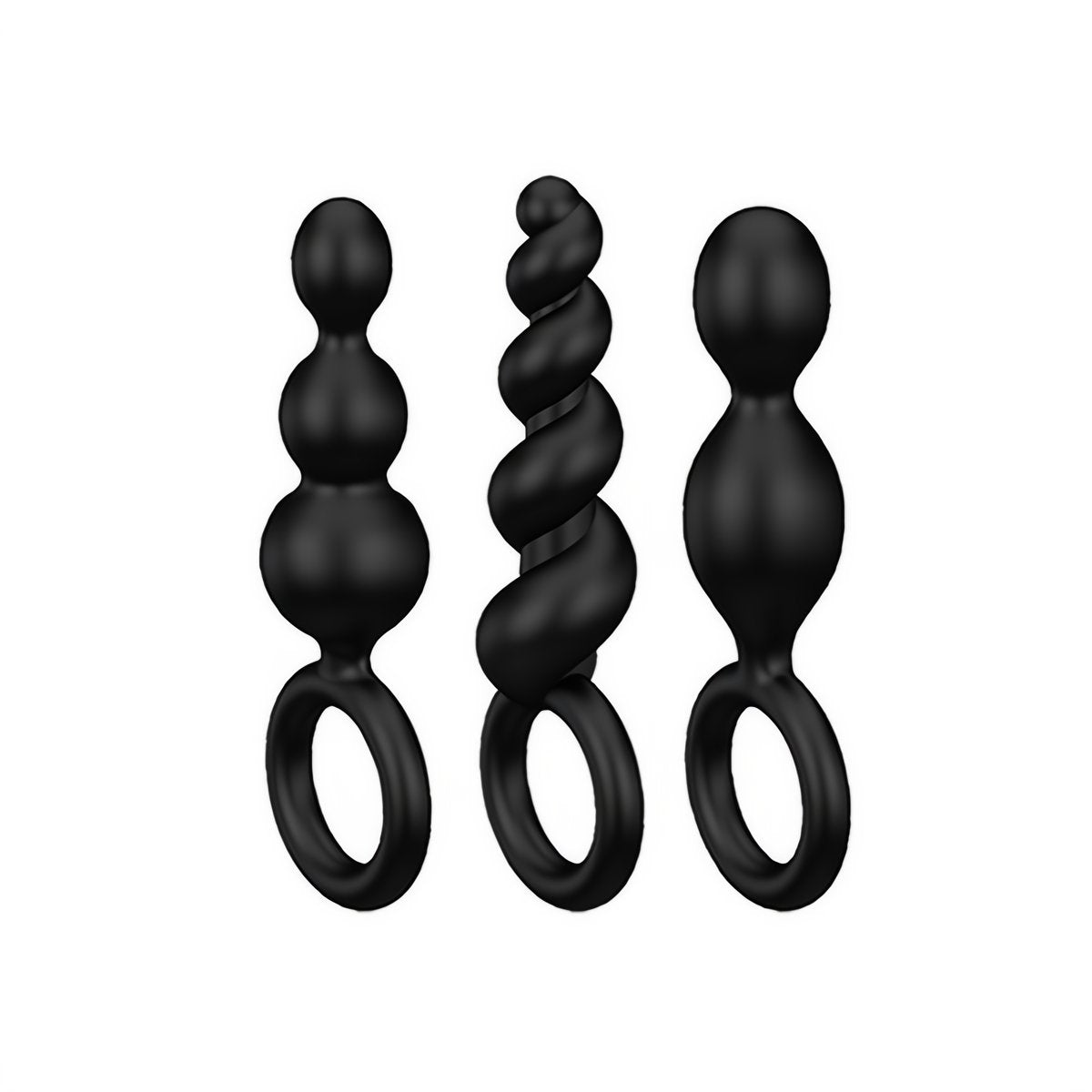 Anale Plug Set - Zwart - Pleasureplay Buttplugs Anale Dildo's Niet VibrerendSatisfyer