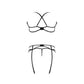 Bra, Garter and G - XL - EroticToyzProducten,Lingerie,Lingerie voor Haar,3 - Delige Set,Outlet,,VrouwelijkMagic Silk