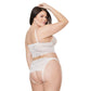 Bralette and Crotchless Tights - Plus Size - EroticToyzProducten,Lingerie,Lingerie voor Haar,2 - Delige Set,Queen size,Outlet,,VrouwelijkCoquette