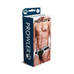 Herenonderbroek - Zwart Met Wit Twee Kleuren Tailleband - Pleasureplay BriefsProwler