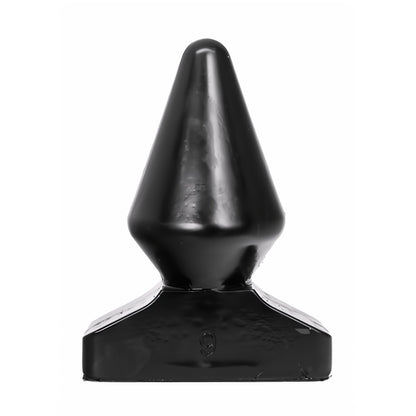 Buttplug - 18,5 cm Zacht en Flexibel - Pleasureplay Buttplugs Anale Dildo's Niet VibrerendAll Black