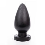 Buttplug XL - 21,5 cm Zwart - Pleasureplay Voorbinddildo'sHung System