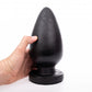 Buttplug XL - 21,5 cm Zwart - Pleasureplay Voorbinddildo'sHung System