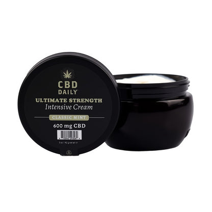 CBD Daily Intensive Crème met Extra Sterkte - Klassieke Munt 142 g - EroticToyzCBD - ProductenEarthly body