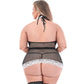 Chamber Maid Kostuum - Zwart - 2XL - Pleasureplay KostuumsMagic Silk
