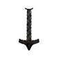 Choker Thong - M - Black - EroticToyzProducten,Lingerie,Lingerie voor Hem,Strings,,MannelijkMale Power