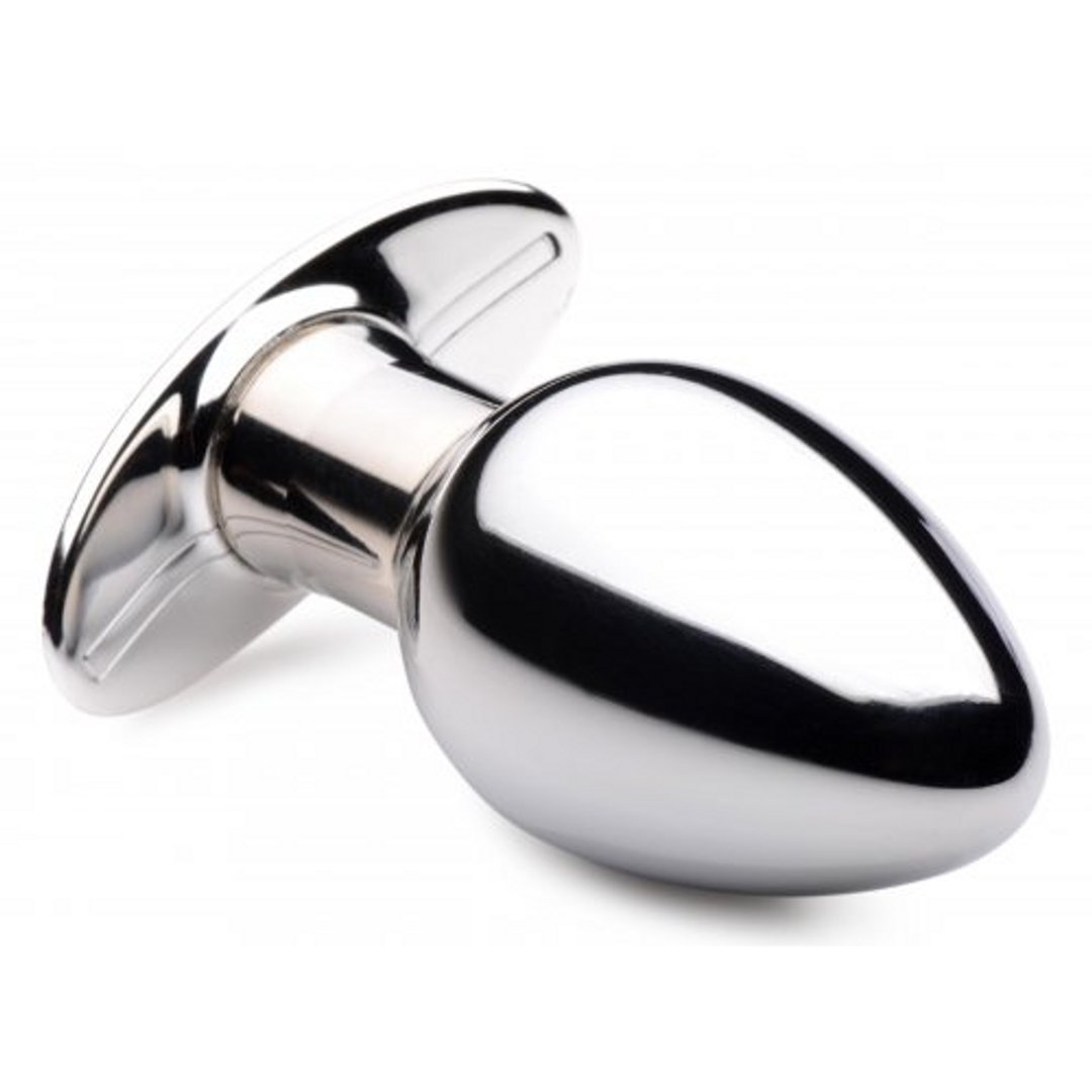 Chrome Blast - Rechargeable Butt Plug - Large - EroticToyzProducten,Toys,Anaal Toys,Buttplugs Anale Dildo's,Buttplugs Anale Dildo's Vibrerend,,XR Brands