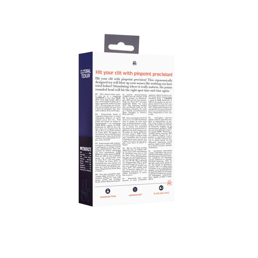 Clitoral Tickler - EroticToyzProducten,Toys,Vibrators,Clitoris Stimulator,Tip Vibrator,,VrouwelijkGC by Shots