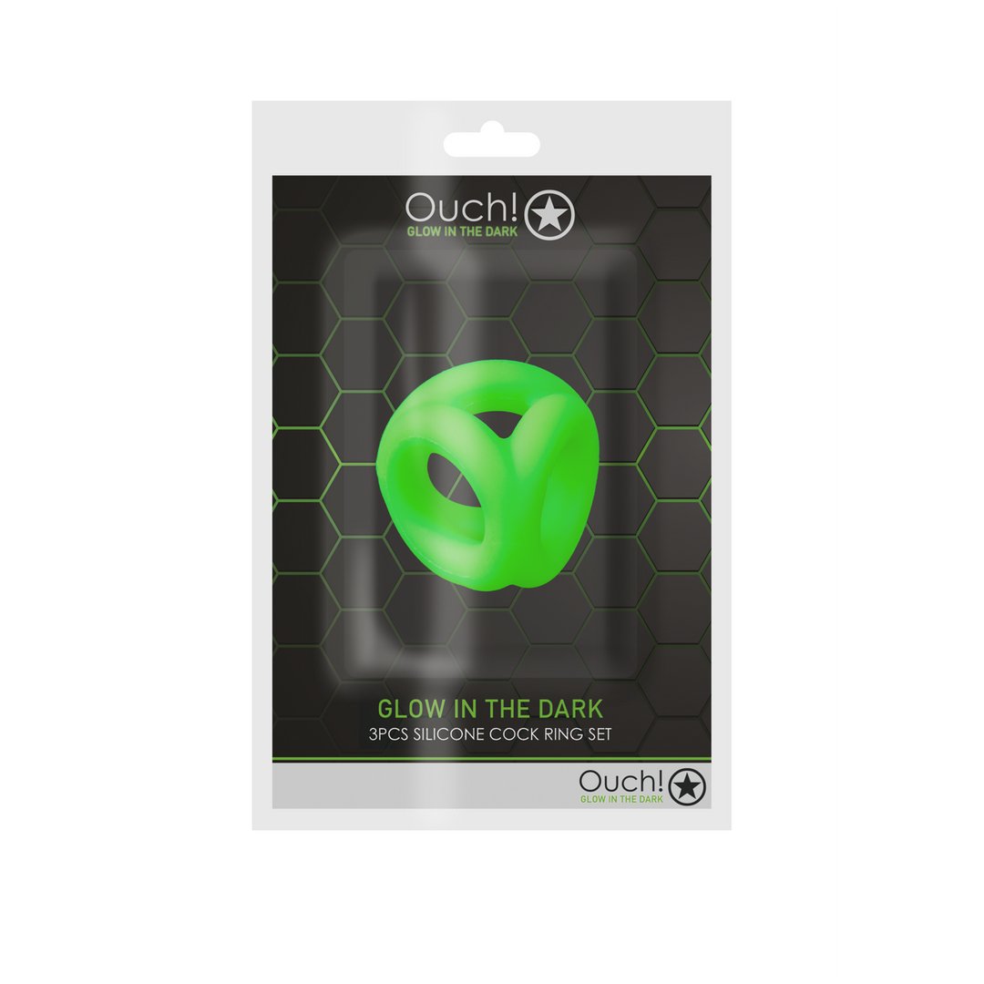 Cockring Ball Strap - Glow in the Dark - EroticToyzProducten,Toys,Toys voor Mannen,Cockringen,,MannelijkOuch! by Shots