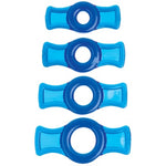 Cockring Set - 4 Stuks Verstelbare Ringen - Pleasureplay CockringenDoc Johnson