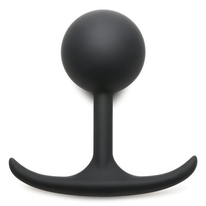 Comfort Plugs Silicone Weighted Round Plug 4.4 - Black - EroticToyzProducten,Toys,Anaal Toys,Buttplugs Anale Dildo's,Buttplugs Anale Dildo's Niet Vibrerend,,GeslachtsneutraalXR Brands