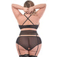 Office Romper - 2XL Zwart - Pleasureplay KostuumsMagic Silk