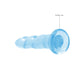 Crystal Clear Dildo - 17 cm - Geschikt voor Anaal en Vaginaal Gebruik - EroticToyzProducten,Toys,Dildos,Realistische Dildo's,,GeslachtsneutraalRealRock by Shots
