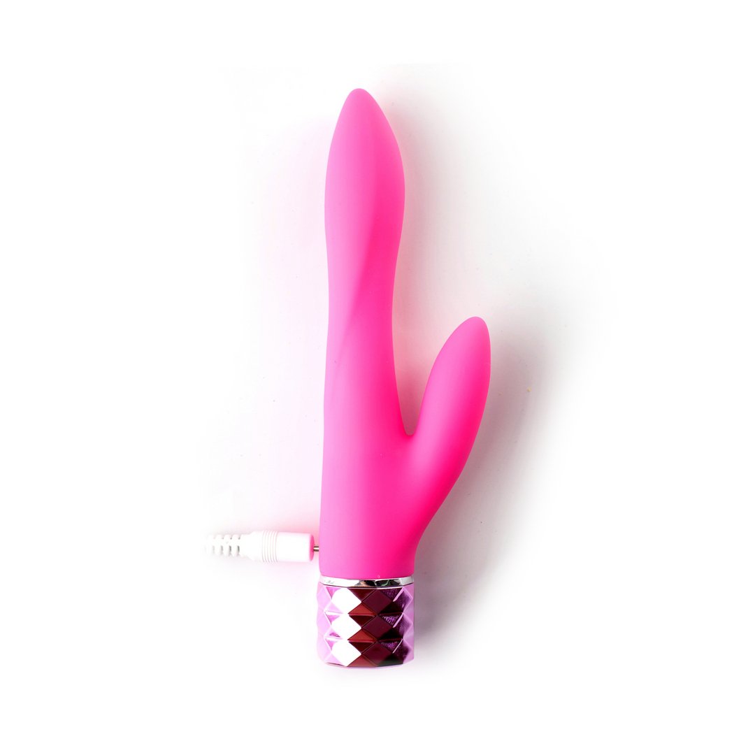 'Crystal Gems Victoria Silicone Vibrator 10 Snelheden - Paars' - EroticToyzRabbit VibratorsMaiatoys