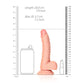 Realistische Dildo met Zuignap - 18 cm - Pleasureplay Realistische Dildo'sRealRock by Shots