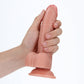 Realistische Dildo met Zuignap - 18 cm - Pleasureplay Realistische Dildo'sRealRock by Shots