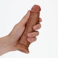 Curved Realistische Dildo Met Zuignap 15,5 cm - Vleeskleurig - EroticToyzRealistische Dildo'sRealRock by Shots