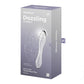 Dazzling Crystal 1 - Glass Dildo - Transparent - EroticToyzProducten,Toys,Dildos,Glazen Dildo's,,GeslachtsneutraalSatisfyer