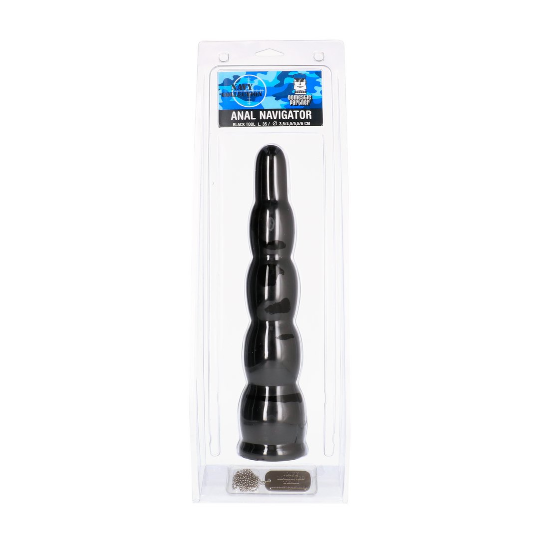 Anale Dildo - Zacht Rubber - Zwart - Pleasureplay Buttplugs Anale Dildo's Niet VibrerendDomestic Partner