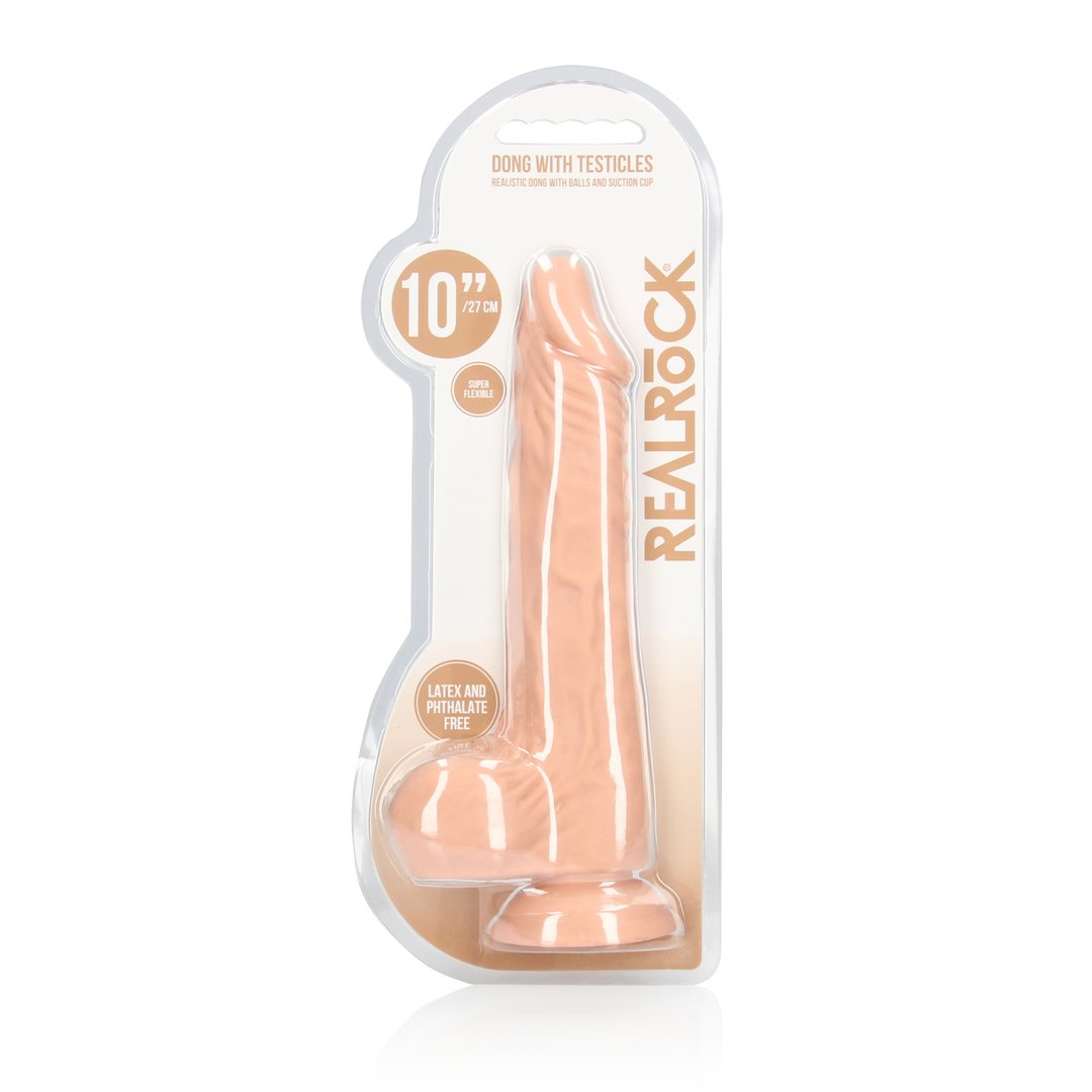 Dong with Testicles - 25 cm - EroticToyzProducten,Toys,Dildos,Realistische Dildo's,,GeslachtsneutraalRealRock by Shots