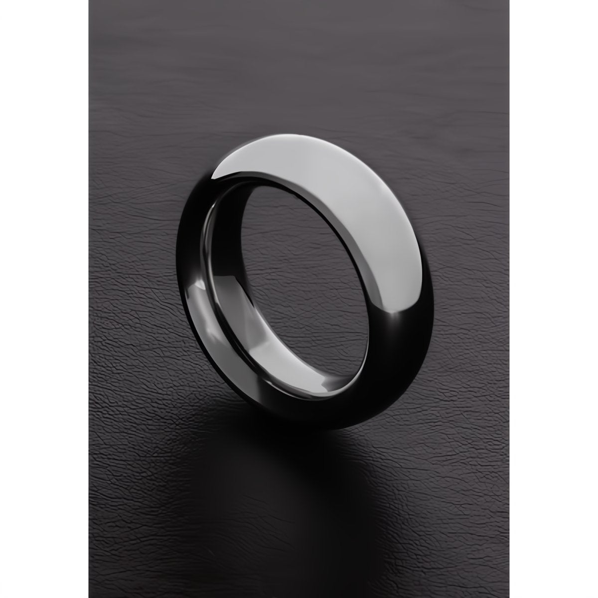 Donut Stalen Cock Ring 0.6 x 0.3 x 6 cm - Zilver - EroticToyzCockringenSteel by Shots