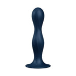 Double Ball - R - Weighted Dildo - Dark Blue - EroticToyzProducten,Toys,Anaal Toys,Buttplugs Anale Dildo's,Buttplugs Anale Dildo's Niet Vibrerend,Binnenkort Verwacht,,GeslachtsneutraalSatisfyer