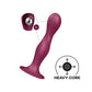 Dubbele Gewogen Dildo - Rood - Pleasureplay Buttplugs Anale Dildo's Niet VibrerendSatisfyer