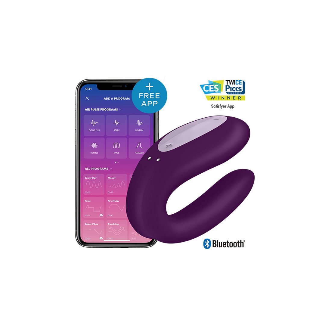 Satisfyer Double Joy Koppel Vibrator - Pleasureplay G - Spot VibratorSatisfyer