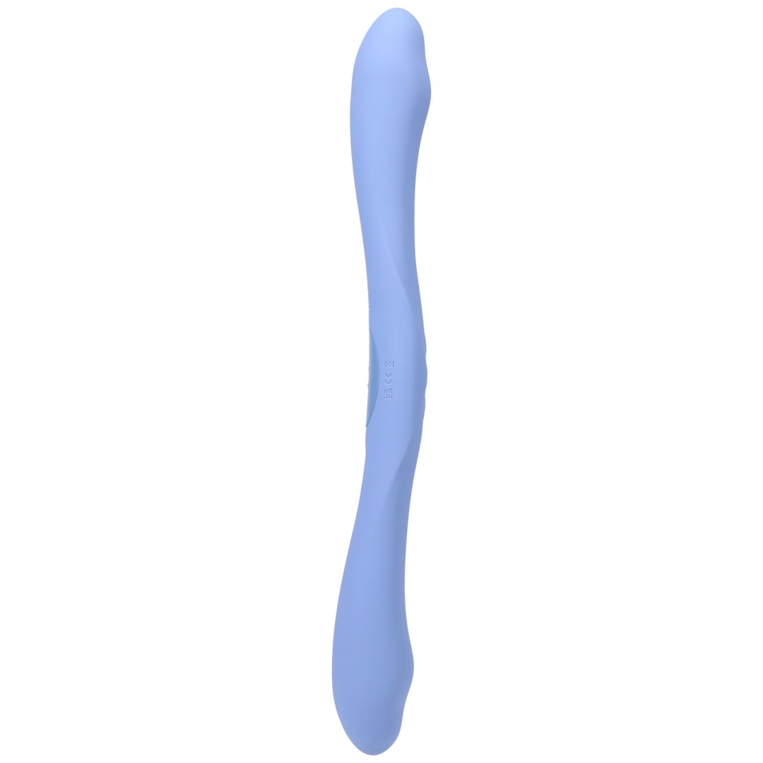 Dubbelzijdige Vibrator Met Draadloze Afstandsbediening - Paarsblauw - Pleasureplay Duo - VibratorsDoc Johnson