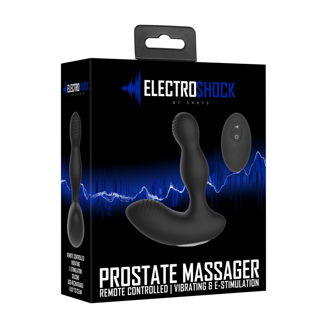 E - Stimulation Vibrating Prostate Massager - EroticToyzProducten,Toys,Anaal Toys,Prostaatstimulatoren,Toys met Electrostimulatie,Anaal,,GeslachtsneutraalElectroShock by Shots